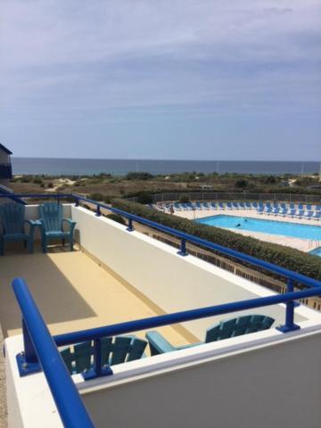 Bleu Marine Vue Ocean, 2 Chambres, Terrasse 30M2, Parking Privatif Et Piscine En Ete Lacanau Eksteriør bilde