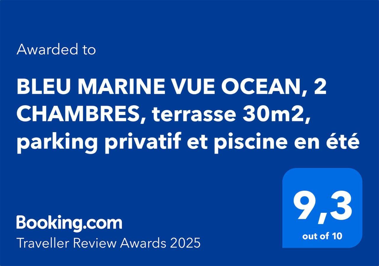 Bleu Marine Vue Ocean, 2 Chambres, Terrasse 30M2, Parking Privatif Et Piscine En Ete Lacanau Eksteriør bilde